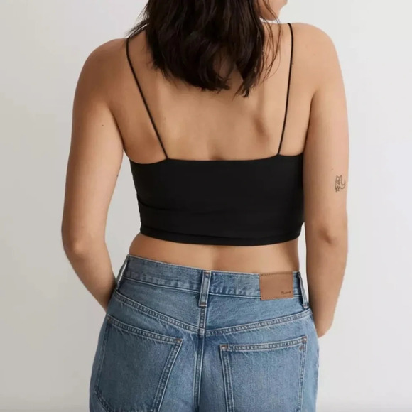 Madewell Flex Sweetheart Crop Tank Top XXS - Picture 3 of 7
